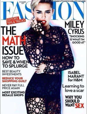 Miley Cyrus, Fashion Magazine Miley Cyrus, Fashion Magazine